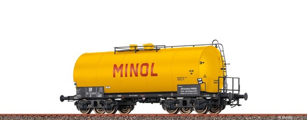 "Brawa HO 49629 Leichtbaukesselwagen Uerdingen \"Minol\" Der DR Ep.Iii NEU Ovp"-image