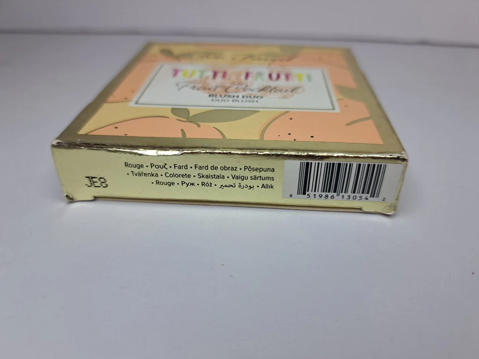 Rubor de cóctel de frutas Too Faced Tutti Frutti dúo albaricoque en el acto *nuevo en caja* Foto 3 de 4