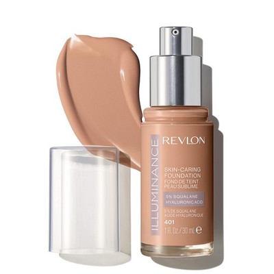 Revlon Illuminance Skin-Caring Liquid Foundation, Hyaluronic Acid, Hydrating