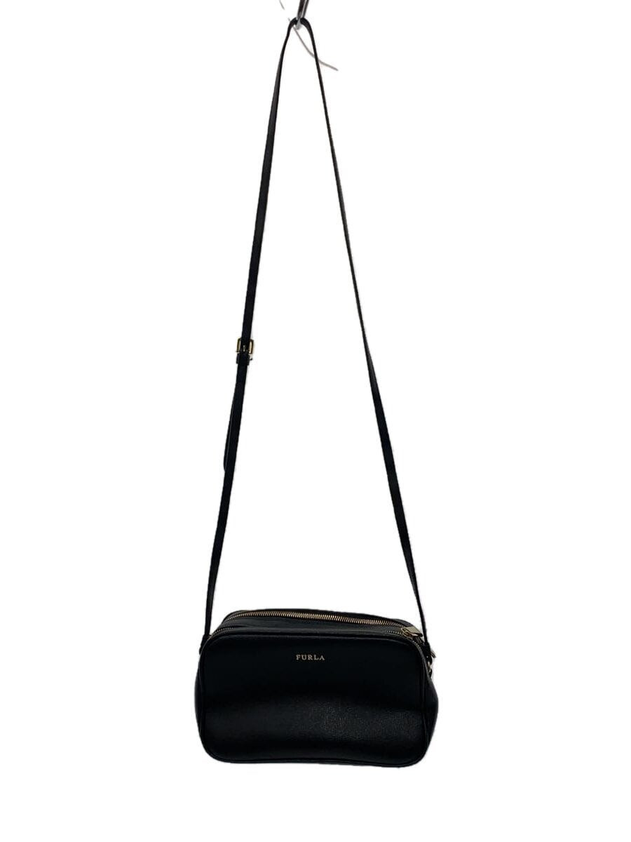 FURLA Shoulder Bag Leather Black Solid Color EK27LILI Lily FURLA Shoulder Bag Leather Black Solid Color EK27LILI Lily