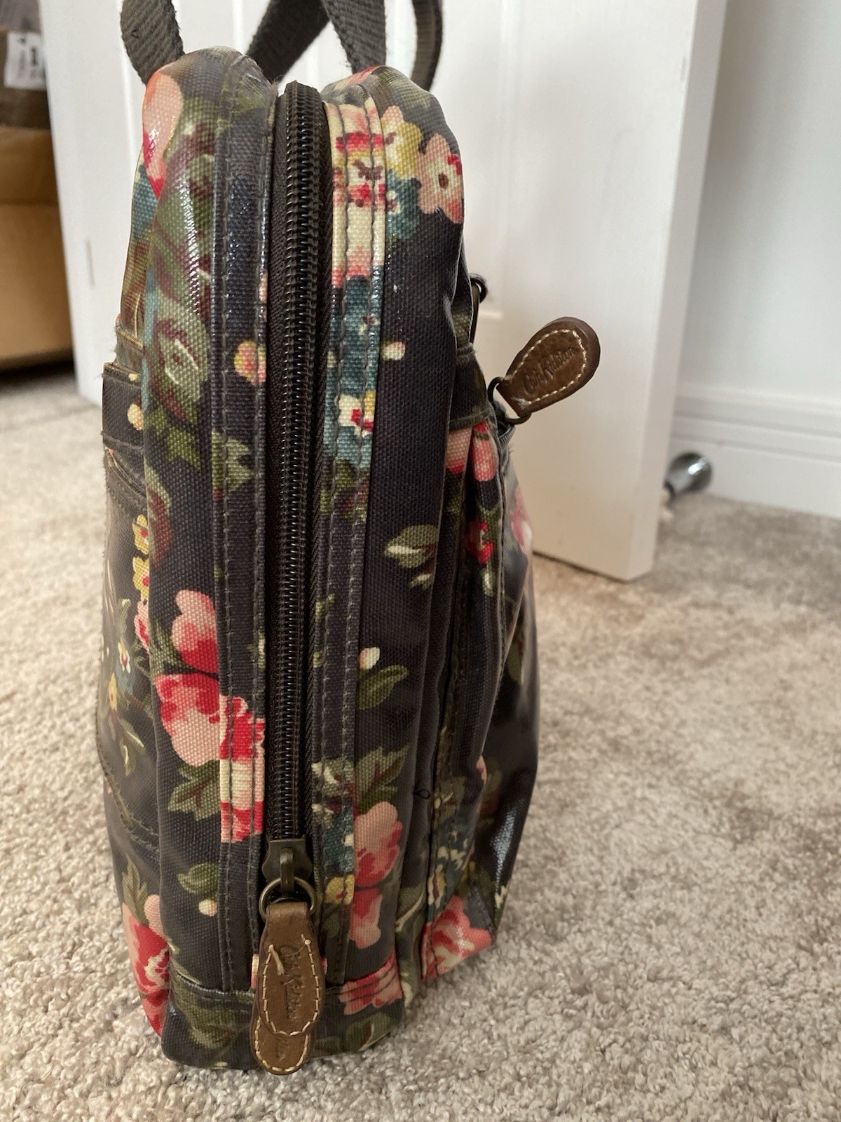 Cath Kidston Laptop Bag Winter Meadows RARE Excellent Condition image 4