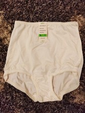 Bali Tummy Solutions Women Underwear Shaping Brief Firm Control Size 6 White