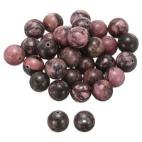 50 StüCk Rosenquarz NatüRliche Steinperlen 10Mm Runde Lose Perlen