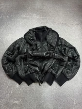 VINTAGE  STREETWEAR  AVANT GARDE  STYLE CROPPED ZIP HOOD JACKET 90S Y2K