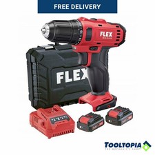 FLEX Cordless Drill Driver 2-Speed Compact 10.8v Kit FXDD2G10.8-LD