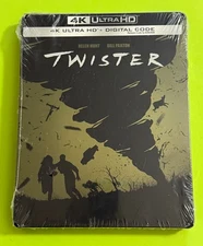 Twister (Steelbook) [New 4K Ultra UHD + Digital ] Steelbook  Code Exp. 9/30/26