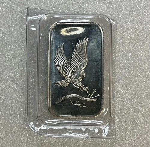 1 oz Silver Bar Silvertowne In Soft, but Thick, Plastic Wrapping