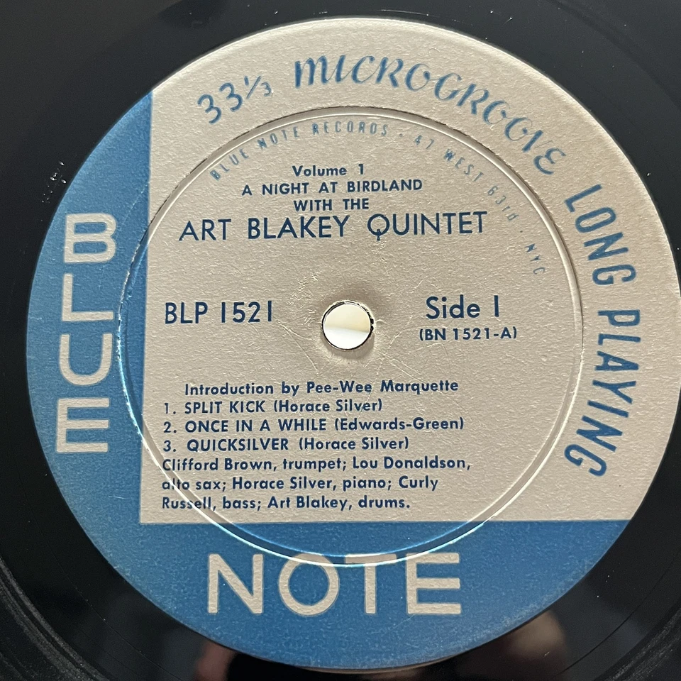 Jazz Art Blakey Quintet - A Night At Birdland, Volume 1 Blue Note - Image 3 of 4
