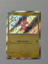 Pokemon TCG Toxel 140/091 Paldean Fates PAF Baby Shiny Holo Rare 2024 NM