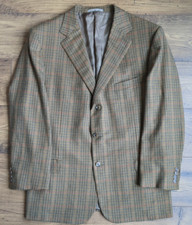 Ermenegildo Zegna 3 Button 100 Wool Made in Switzerland Houndstooth Blazer 44R