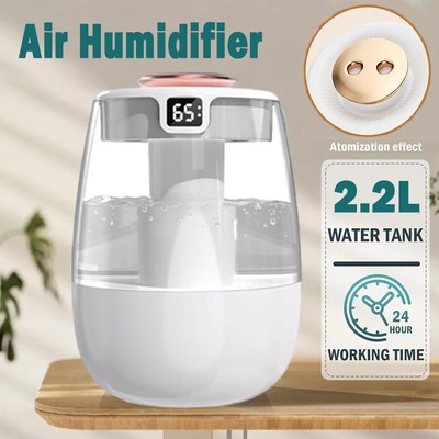 2.2L Quiet Air Aromatherapy Humidifier for Home,Nursery,Office,Spa Oil Diffuser