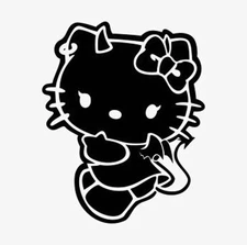 Decal Vinyl Truck Car Sticker - Hello Kitty Devil