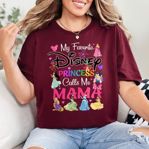 My Favorite Disney Princess Calls Me Mama Shirt, Disney Mom Shirt, , 202567 - Picture 8 of 13