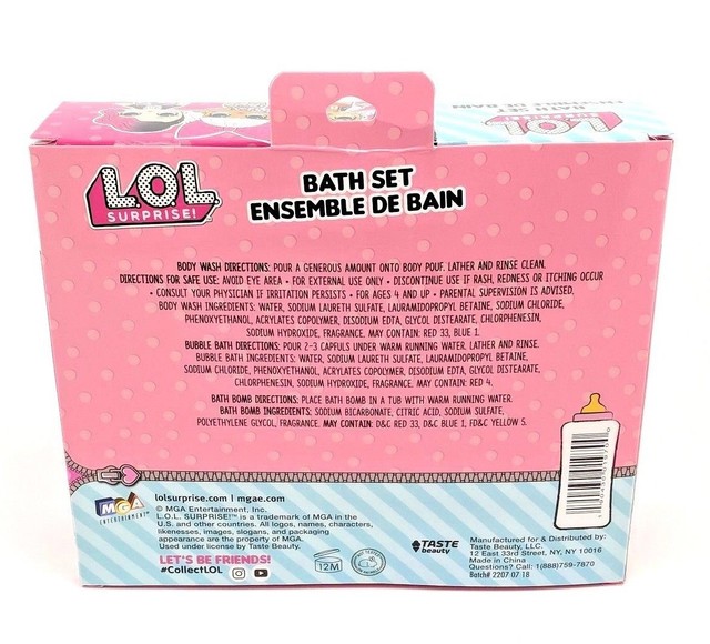 lol surprise bubble bath
