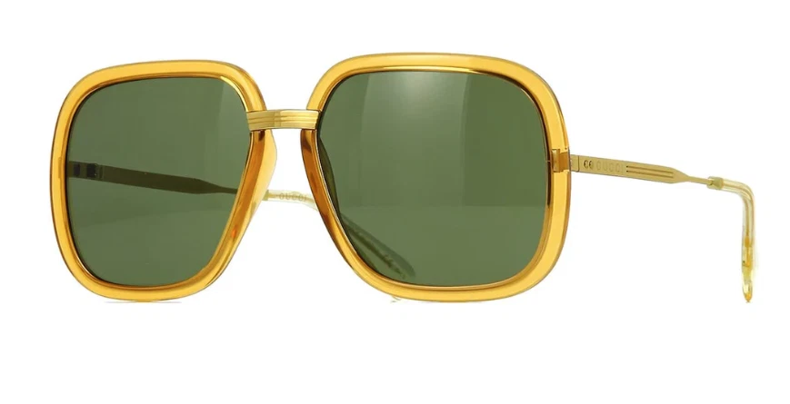 Lunettes de soleil marron transparent Gucci GG0905S 003 60