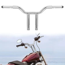 MOFUN 14" x 1.25" MX-T Bars Handlebar Chrome For Harley Road King Dyna Softail