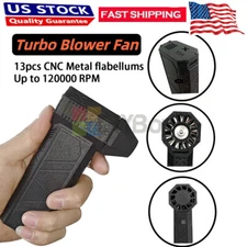 Portable Handheld Fan Mini Jet Turbo Violent Fan Keyboard Blower 120000RPM US