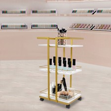 Carrello manicure utility con ruote tatuaggio sopracciglia/salone di bellezza multiuso