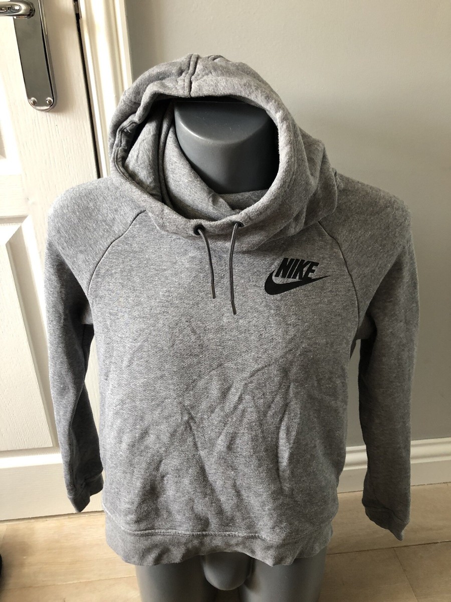 Authentic NIKE Mens Small Grey Hoodie Pullover Top VGC￼ UK