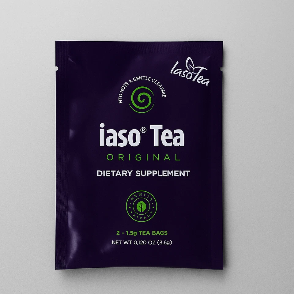 Iaso Tea Original Detox Té de Hierbas - 2 Bolsas Limpieza Natural Soporte para Pérdida de Peso Foto 4 de 4
