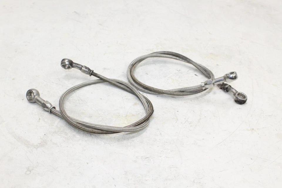 00-01 HONDA CBR929RR OEM PINZAS DE FRENO DELANTERAS MANGUERAS LÍNEAS Foto 2 de 4