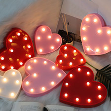 Heart Decoration Lamp Valentine's Day Love Gift Idea Heart Light LED Function