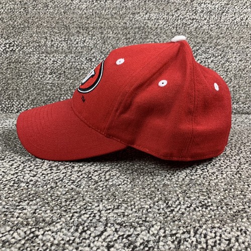 Vintage Indiana Hoosiers Cap Hat Fitted Size 7 1/4 Wool Red NCAA TOW - Picture 5 of 11