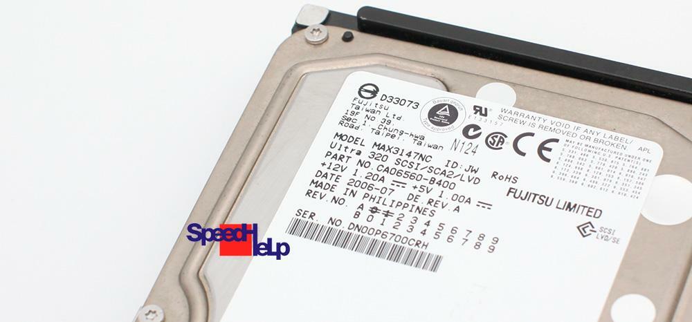 MAX3147NC FUJITSU HDD SCSI U320 147GB SCA 80-PIN FESTPLATTE HARD