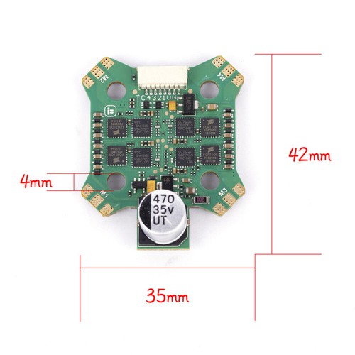 IFlight BLITZ Mini F7 Flight Controller Stack OSD（AT7456E）W/ BLITZ E55A ...