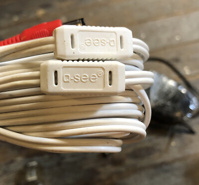 PACK PREMIUM Q-see HD BNC EXTENSION CABLES DVR RCA CCTV CAMERA