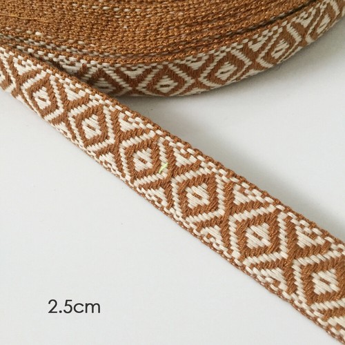 Jacquard Trim Braid or Embroidered Ribbon Craft Sewing Retro Boho Ethnic Scandi - Picture 46 of 276
