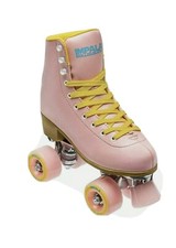 Impala Quad Women's Vegan Roller Skates -Pink/Yellow, Size 6 W/Extra Stoppers