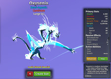 Oxysenix Species | Creatures of Sonaria | Roblox