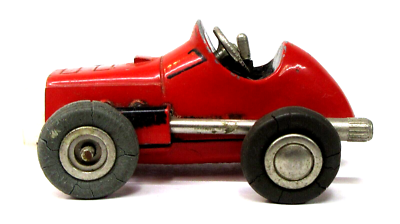 1950's Schuco 1041 MICRO RACER red diecast West Germany windup