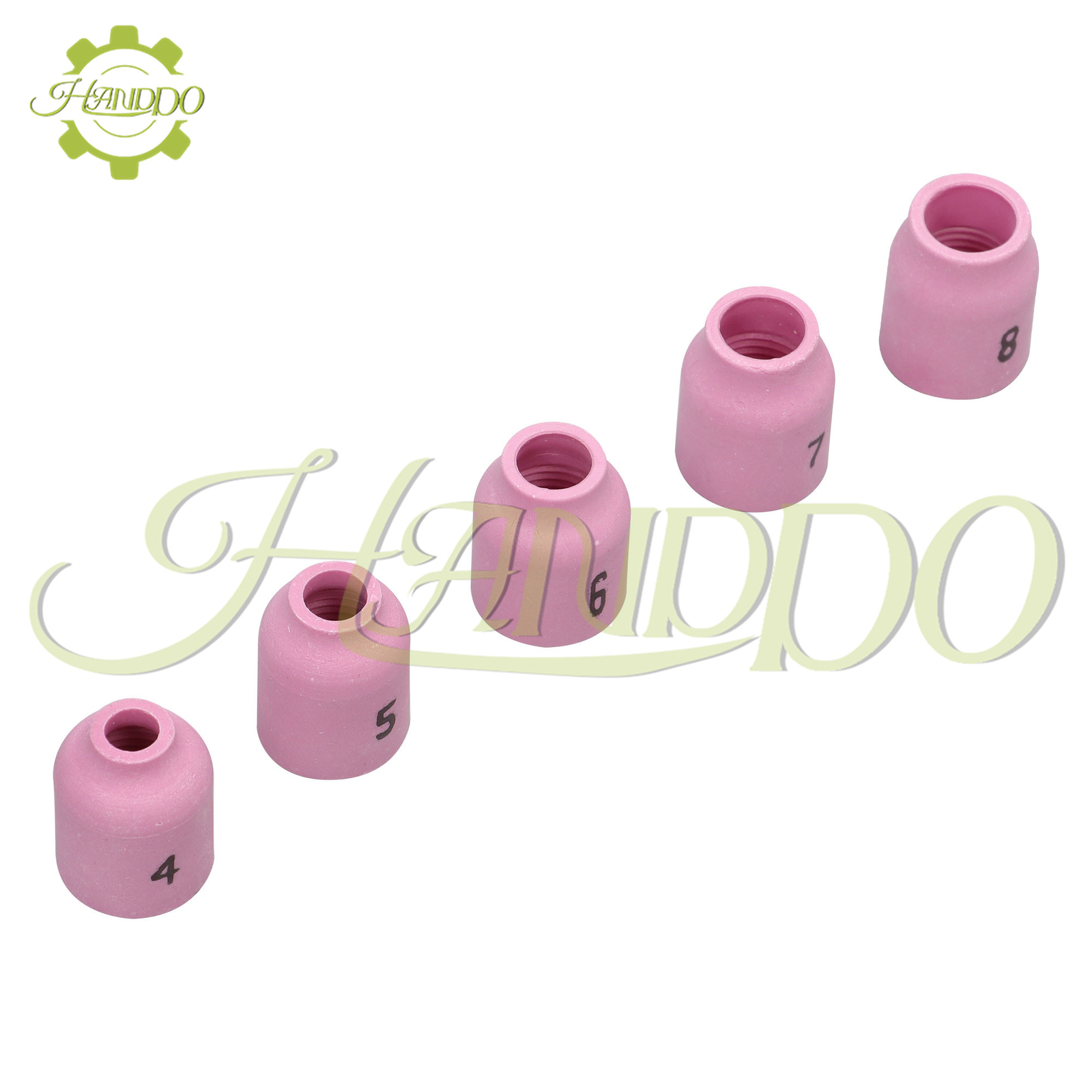 TIG Welding Torch Stubby Gas Lens Pyrex Glass Cup Kit 90Pcs for WP-17/18/26 New