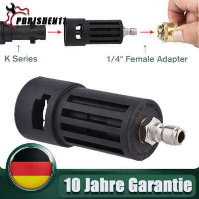 Quick Connect Adapter für Karcher K auf 1/4 '' Zoll Hochdruckreiniger Gun Lance