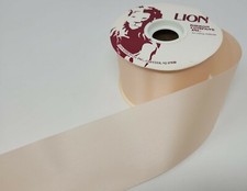 NEW Lion Offray Champagne Satin Acetate Craft Ribbon 2-5/8" x 50 YDS Roll 40