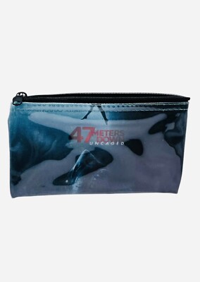 Movie Promo 47 Meters Down Uncaged Horror Film Zipper Pouch Bag Swag Shark Week