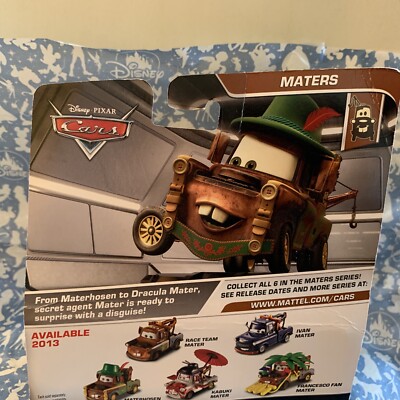 MATERHOSEN カーズ ミニカー NEW MATTEL DISNEY PIXAR CARS RARE DELUXE 5/6 MATER IN MATERHOSEN