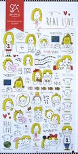 Sonia Stickers Transparent Sticker Sheet Real Love KAWAII 