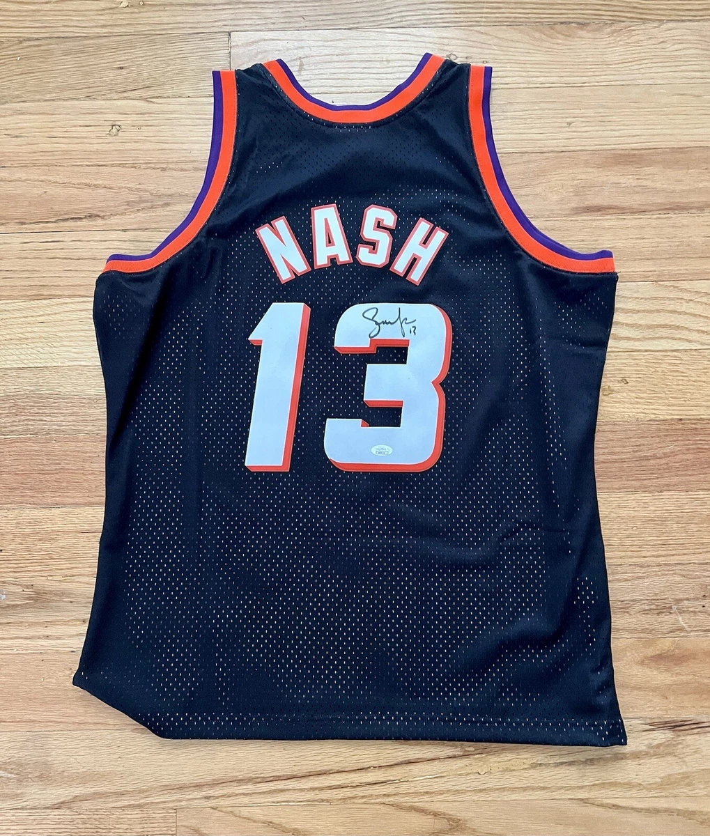 PHOENIX SUNS STEVE NASH SIGNED JERSEY AUTHENTIC MITCHELL & NESS NBA JSA COA  AUTO