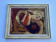 Costantino Painting Abstract Expressionism Modernism Still Life Floral 1960’s