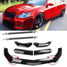 Front Bumper Lip Splitter Spoiler Strut Rods Bar Rods For Nissan Altima Se-r