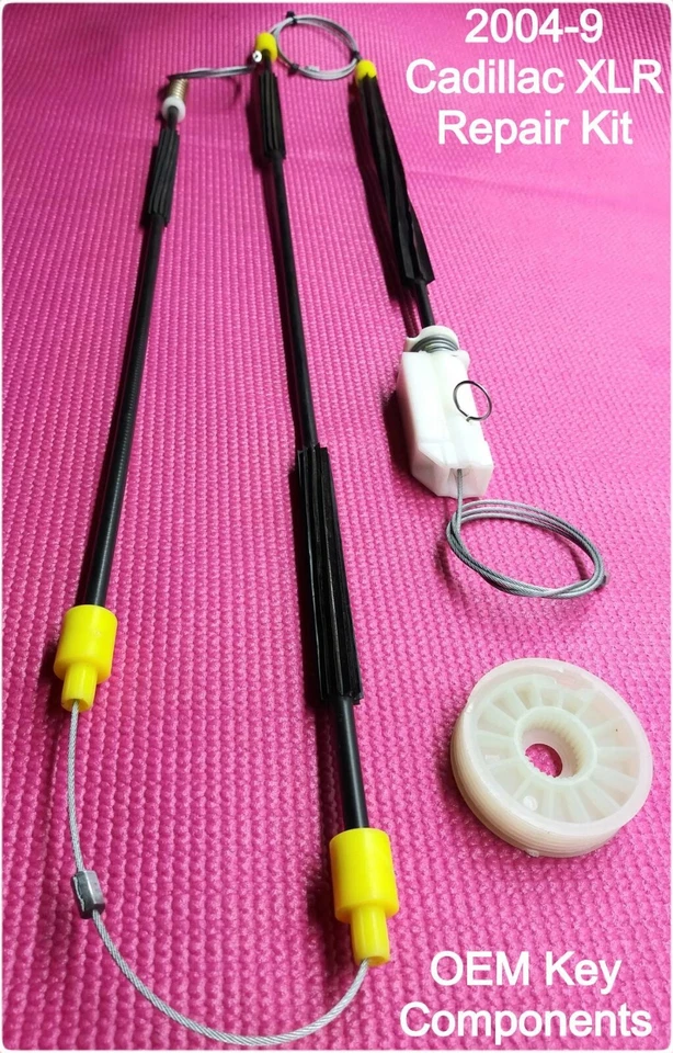 Kit de reparación de regulador de ventana Cadillac XLR 2004-9 para delantero izquierdo Foto 2 de 4