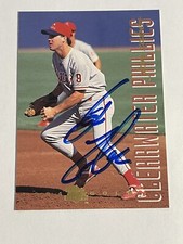 Jon Zuber Signed 1994 Classic Best Gold #40 Card Clearwater Phillies Auto AU