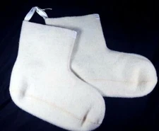 Pair NEW US Military Surplus Extreme Cold WOOL Sock Boot Liners Mukluk? Sz Med