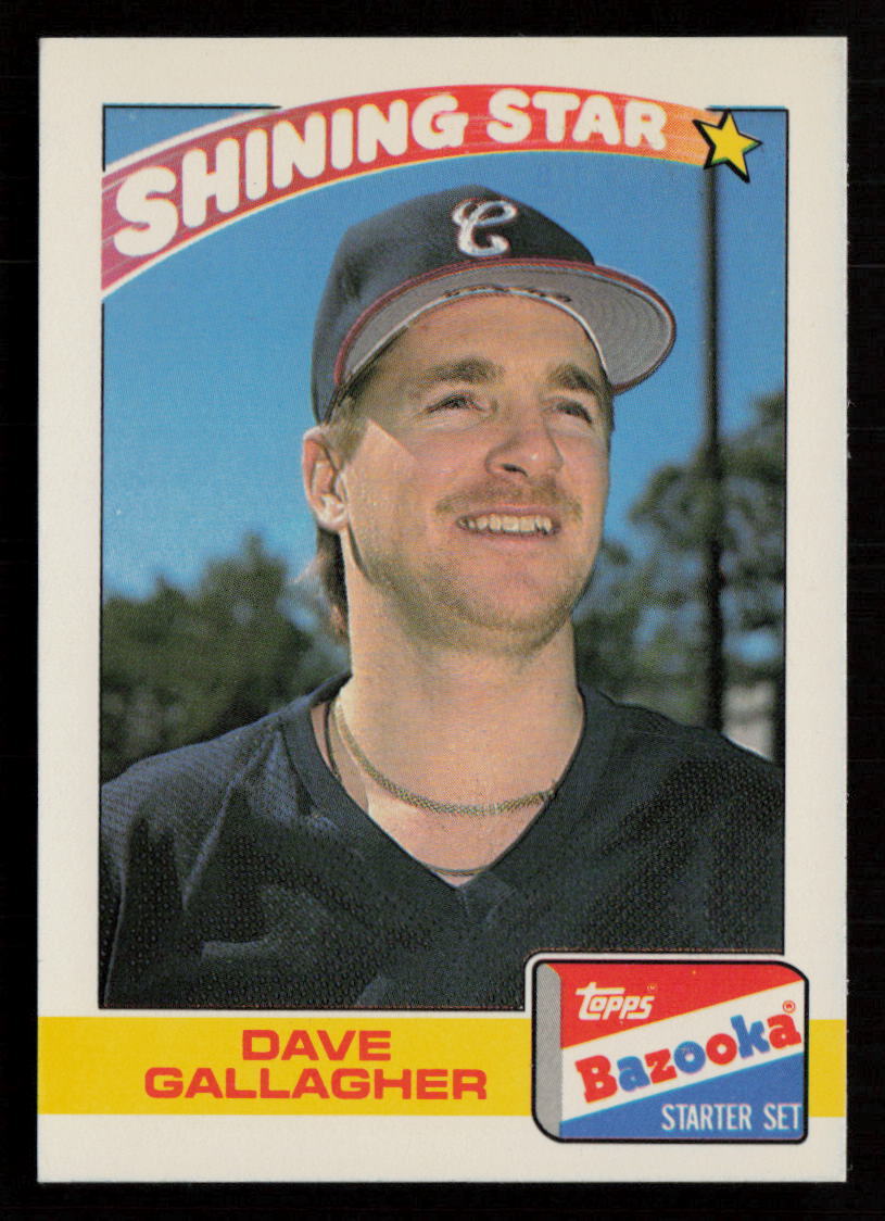 Dave Gallagher 1989 Topps Bazooka #8 Chicago White Sox Baseball Card