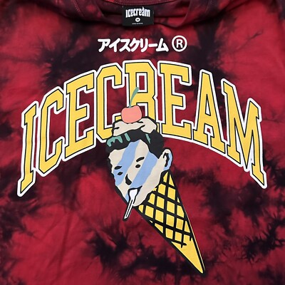 Icecream Japanese Tie Dye T-Shirt Medium Pharrell Williams Nigo