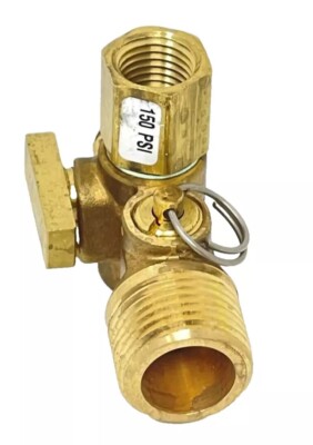 Valvola Di Controllo Per Compressore Campbell Hausfeld CV223300AV - 1/2" Compressione X 1/2" MNPT