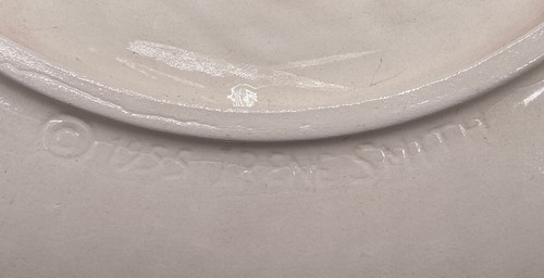 Vintage Handmade Pottery Platter Signed - Picture 6 of 7